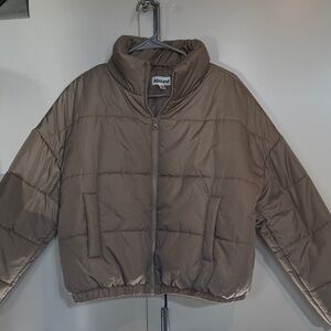 Abound Taupe Quilted Jacket